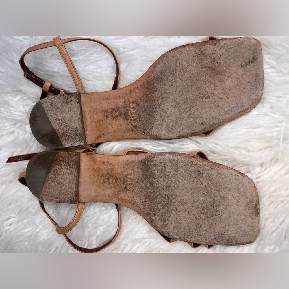 STAUD Tan Strappy Heels - Picture 4 of 5
